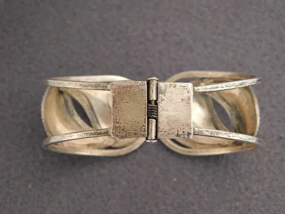 Sterling Silver Clamper Bracelet by Danecraft - image 3