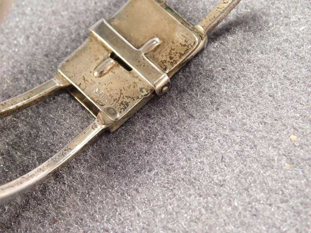 Sterling Silver Clamper Bracelet by Danecraft - image 5