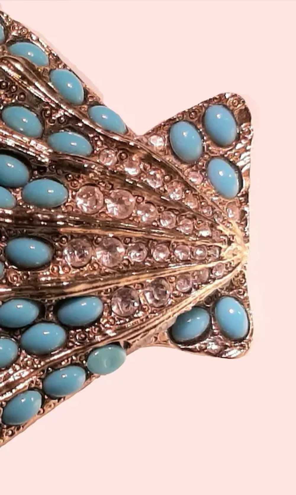 Vintage Kenneth Jay Lane Clip On Earrings and Bro… - image 11