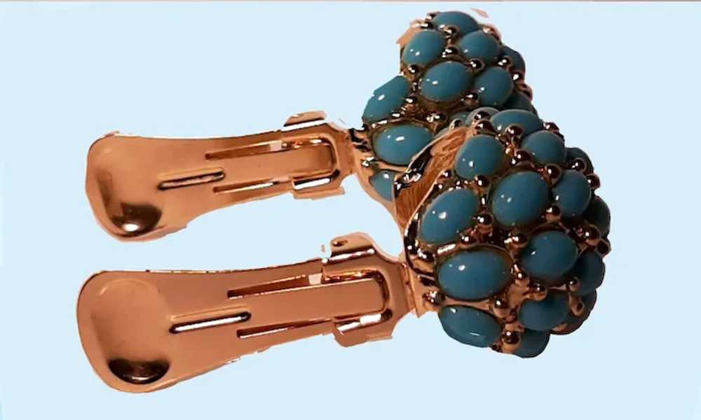 Vintage Kenneth Jay Lane Clip On Earrings and Bro… - image 3