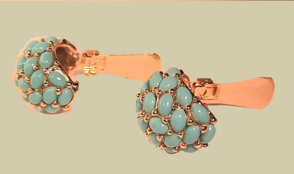 Vintage Kenneth Jay Lane Clip On Earrings and Bro… - image 6