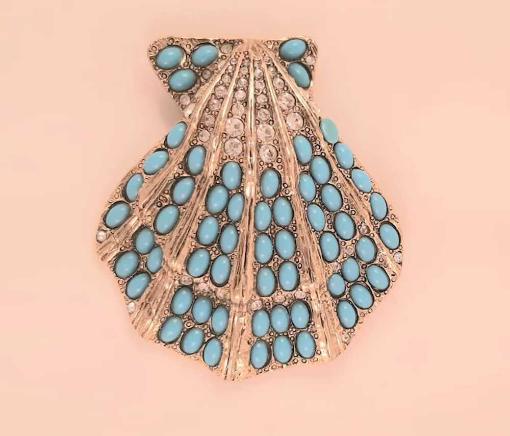 Vintage Kenneth Jay Lane Clip On Earrings and Bro… - image 8
