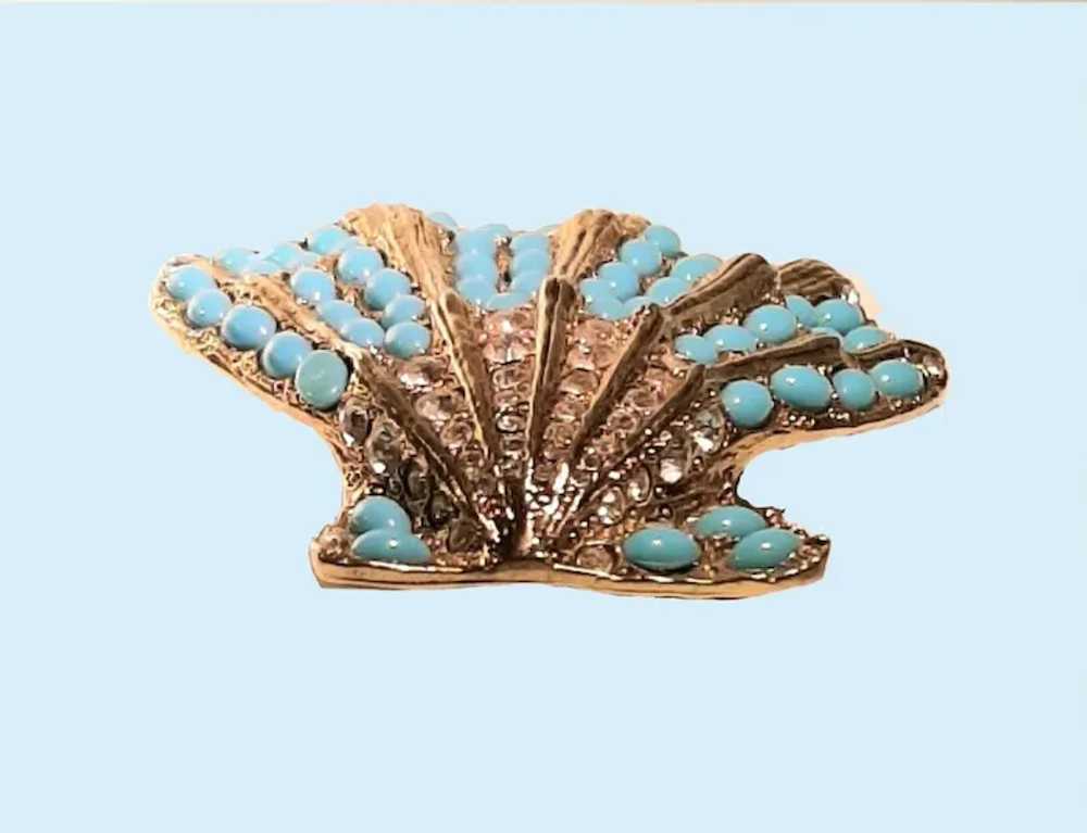 Vintage Kenneth Jay Lane Clip On Earrings and Bro… - image 9