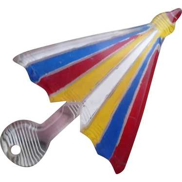 Lucite Umbrella Pendant or Charm