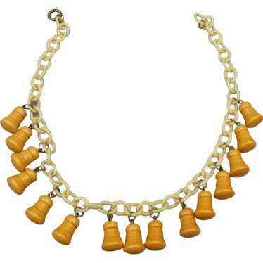 Bakelite Dangle Necklace - image 1