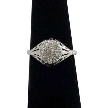 Edwardian 14 Karat and Diamond Ring