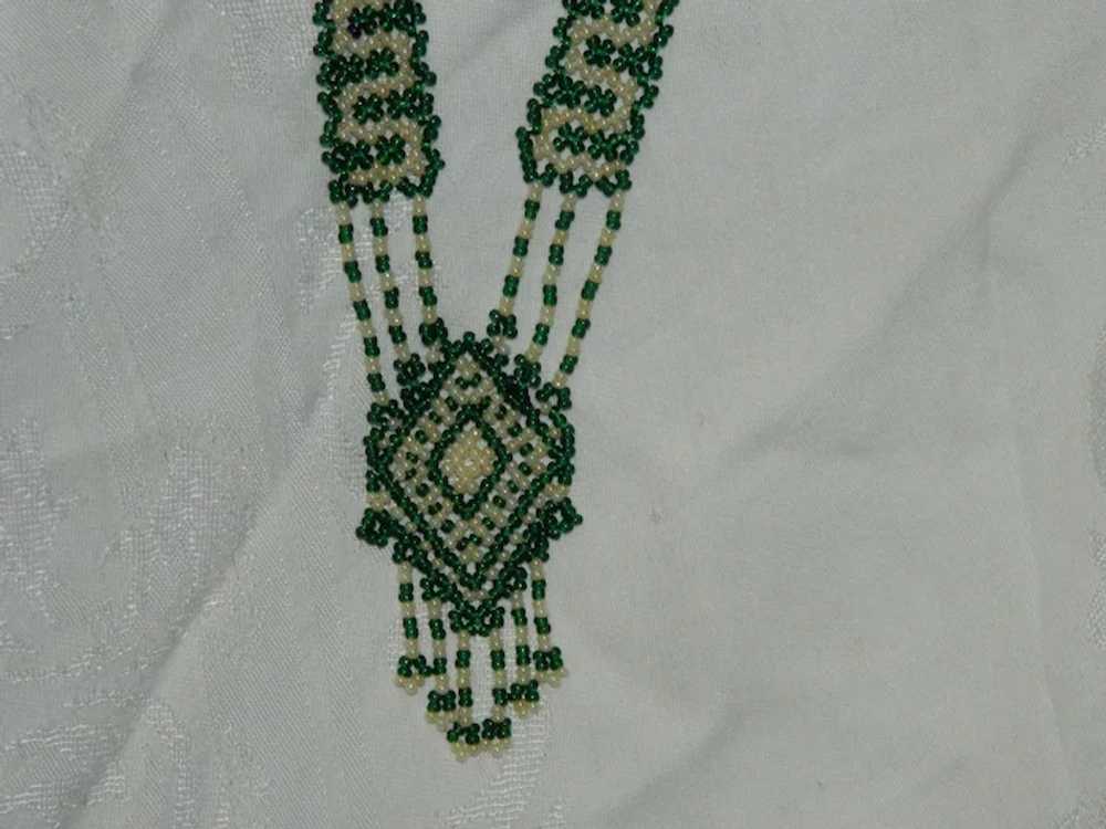 Art Deco Seed Bead Lariat Necklace Gorgeous!! "36" - image 5