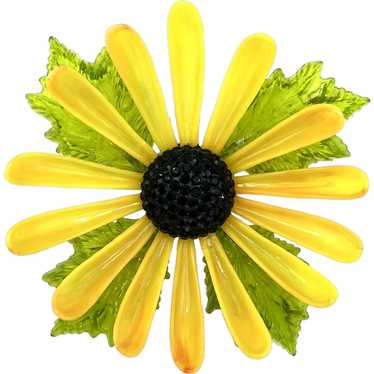ENORMOUS Vintage Sunflower or Black Eye Susan Flo… - image 1