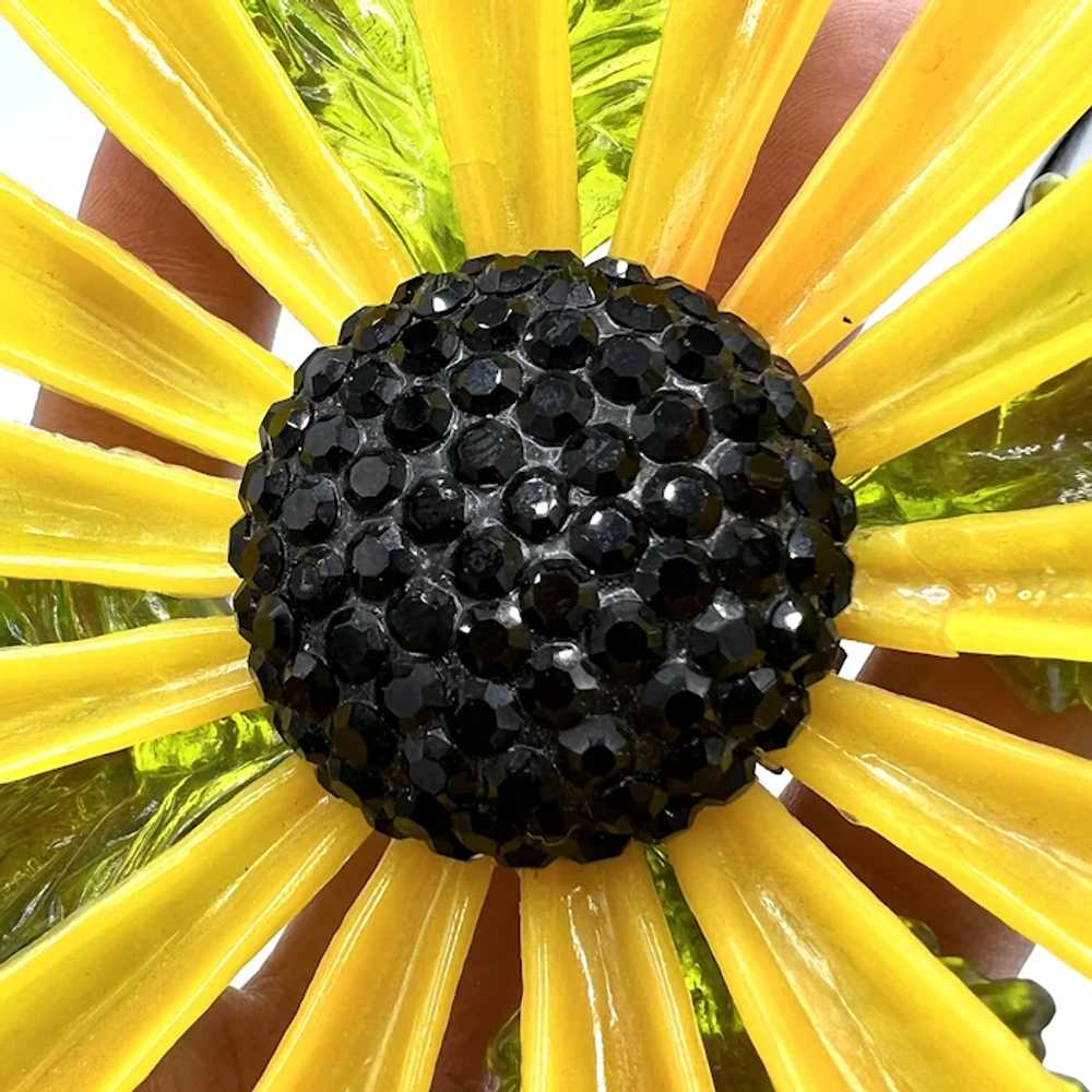 ENORMOUS Vintage Sunflower or Black Eye Susan Flo… - image 3