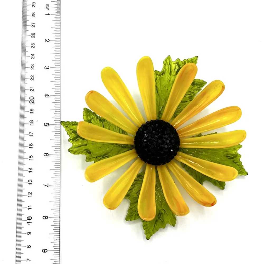 ENORMOUS Vintage Sunflower or Black Eye Susan Flo… - image 4