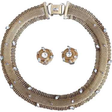 Hattie Carnegie Necklace and Earring Set - image 1