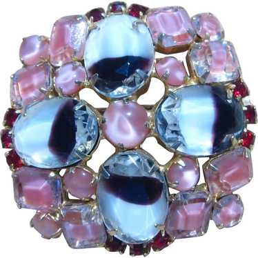 Unique Givre Rhinestone Vintage Brooch - image 1