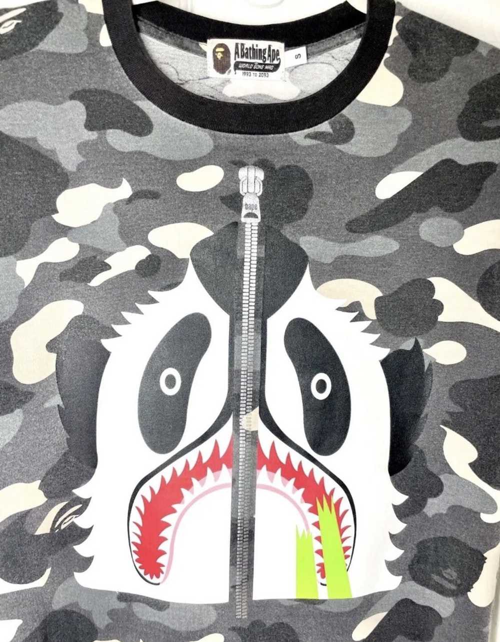 Bape BAPE City Panda Tee (Size: S) Grey Camo/Glow… - image 3