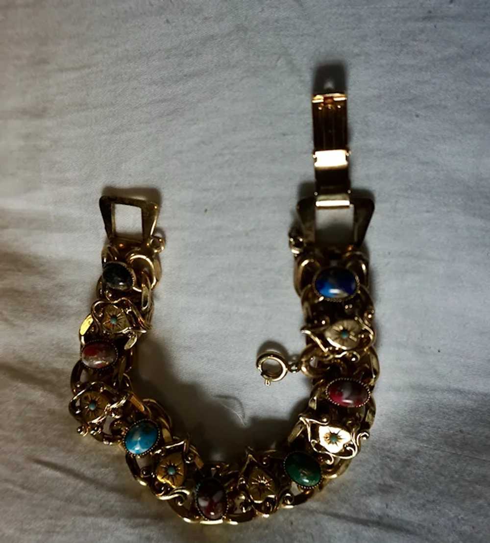 Vintage charm slide Bracelet - image 3