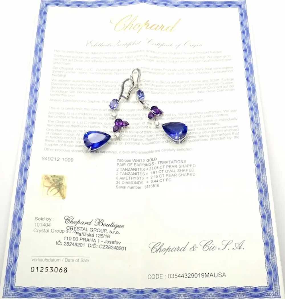Rare! Chopard High Jewelry 18k Gold Diamond Tanza… - image 9