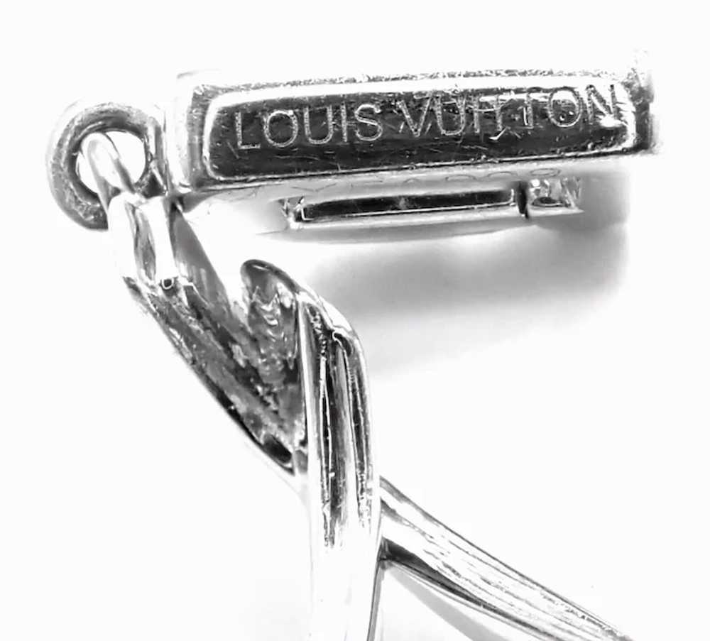 Rare! Authentic Louis Vuitton 18k White Gold Diam… - image 7