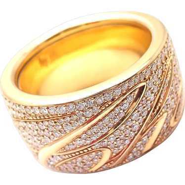 Chopard Chopardissimo 18k Yellow Gold Pave Diamond