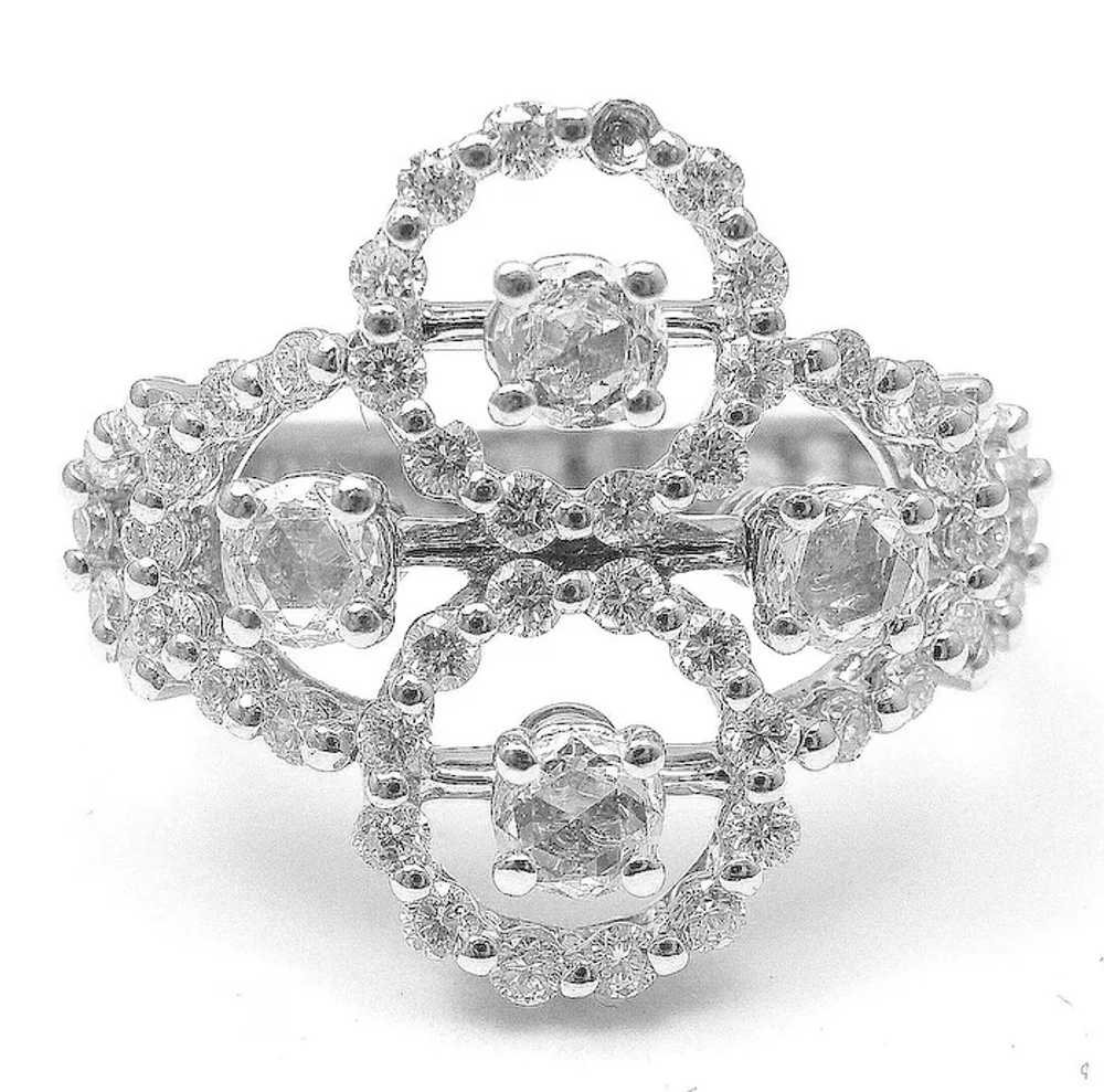 New! Authentic Damiani 18k White Gold Diamond Clu… - image 6