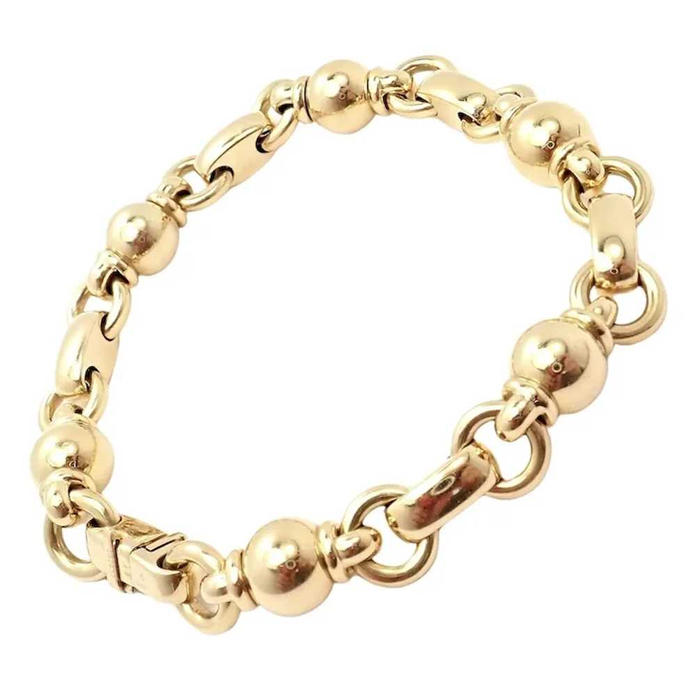 Authentic! Vintage Chanel 18k Yellow Gold Classic… - image 10