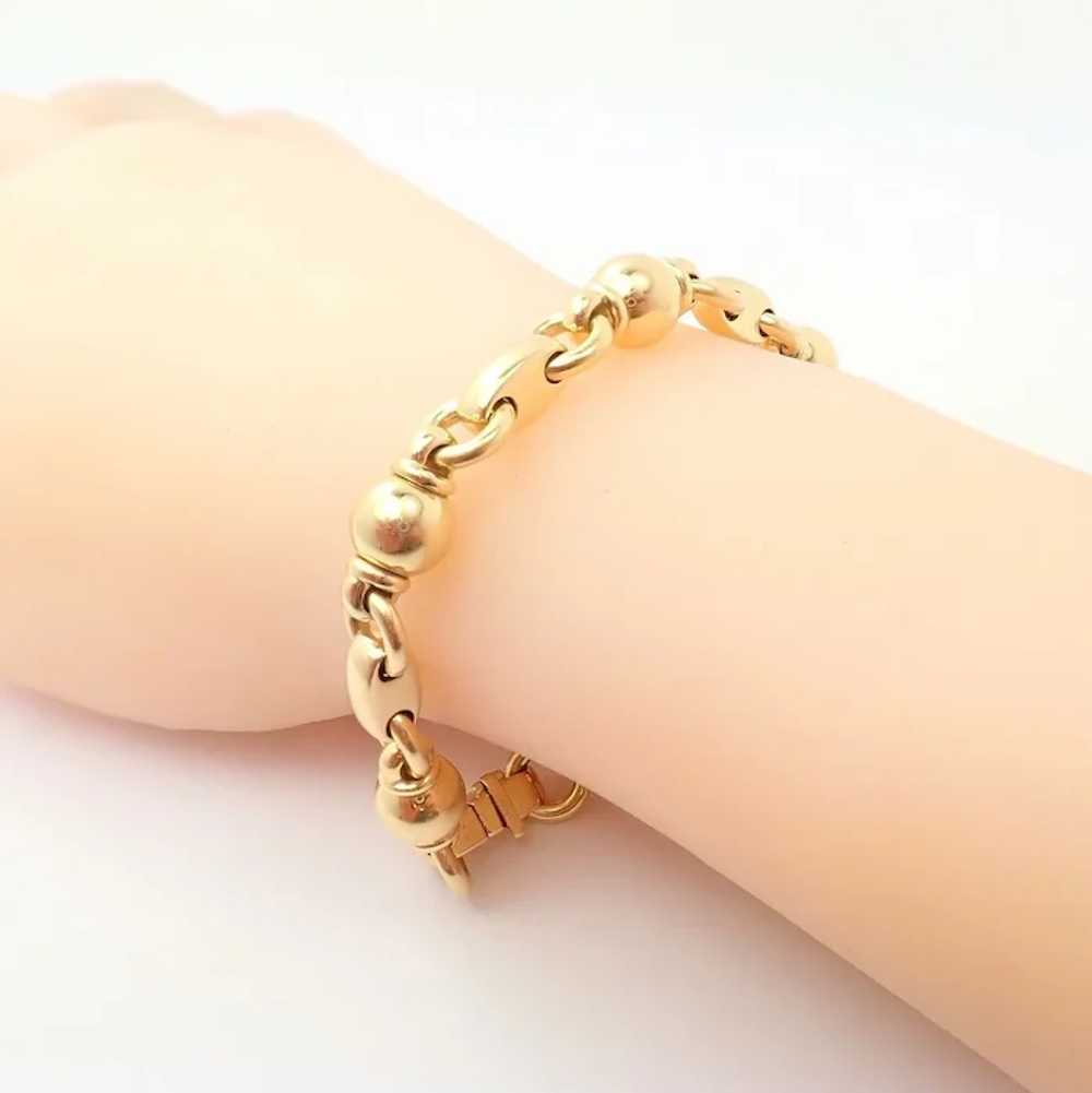 Authentic! Vintage Chanel 18k Yellow Gold Classic… - image 7