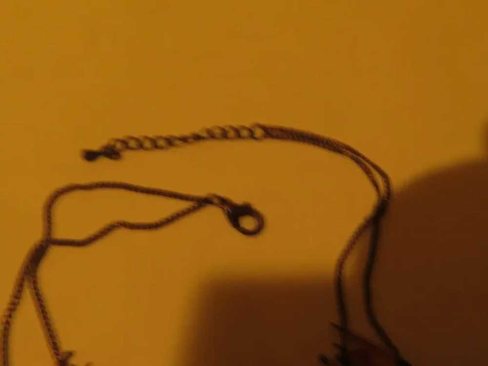 Beaded Fringe Choker Necklace - 02 - Free shipping - image 3