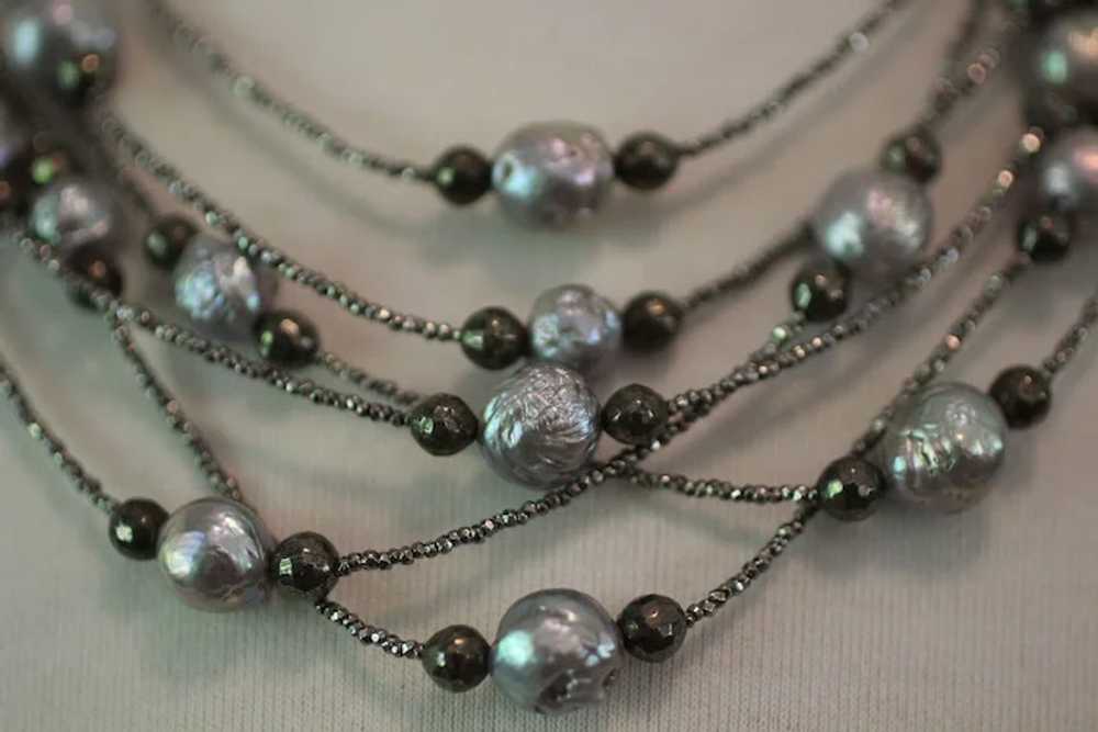 PEARL PARADISE, One of a Kind Cultured Grey KASUM… - image 5