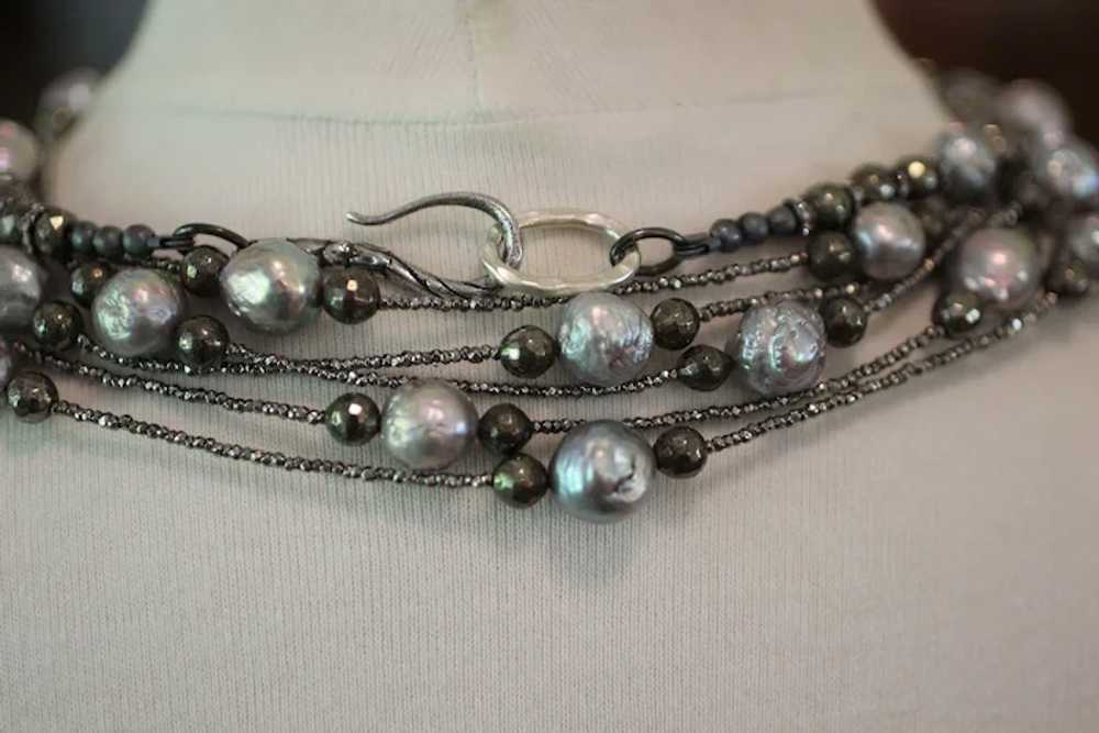 PEARL PARADISE, One of a Kind Cultured Grey KASUM… - image 7