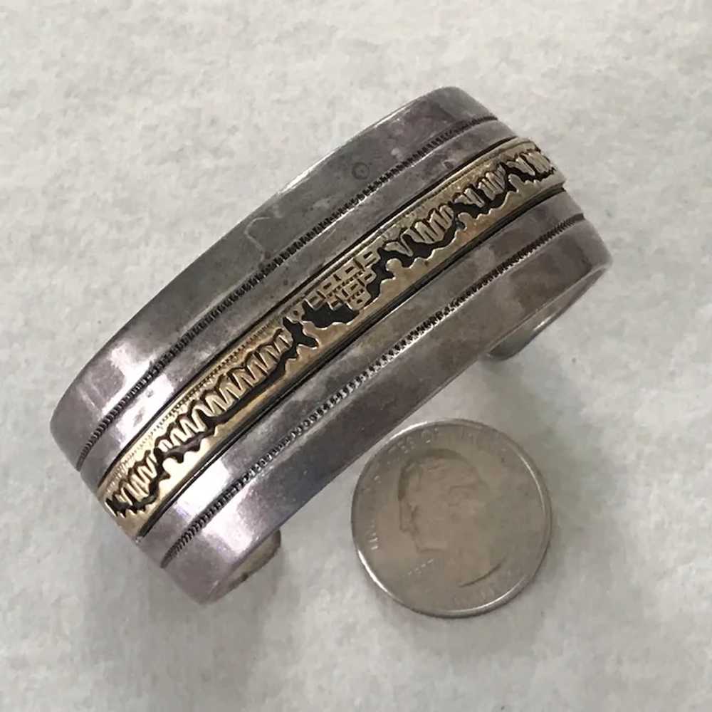 Navajo Storyteller Vintage Bracelet Sterling Silv… - image 2