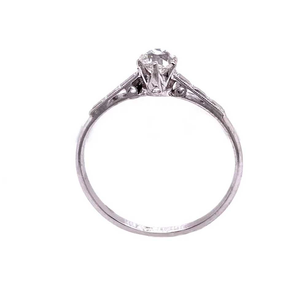 Art Deco .25ct. Diamond Antique Engagement Ring P… - image 3