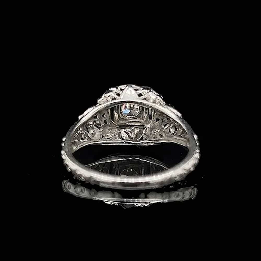 Edwardian .33ct. Diamond Antique Engagement - Fas… - image 3