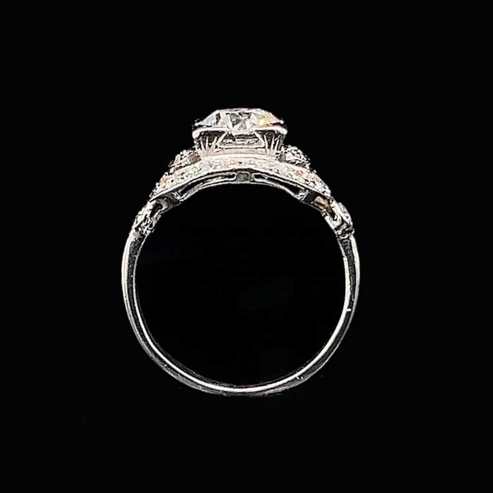 Art Deco .53ct. Diamond Antique Engagement - Fash… - image 4