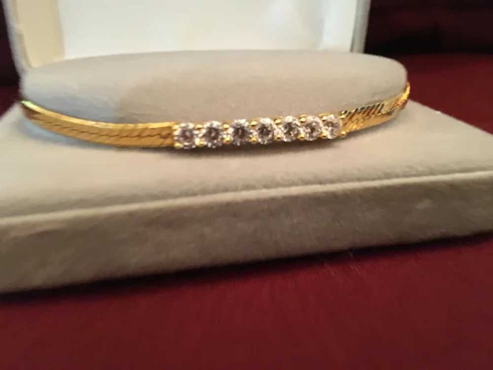 Vintage Majesty Collection Cubic Zirconia Bracelet - image 5