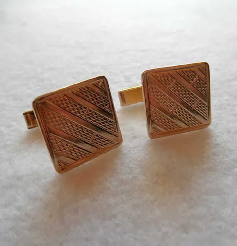 Art Deco 14K Cufflinks 13.9 grams - image 1