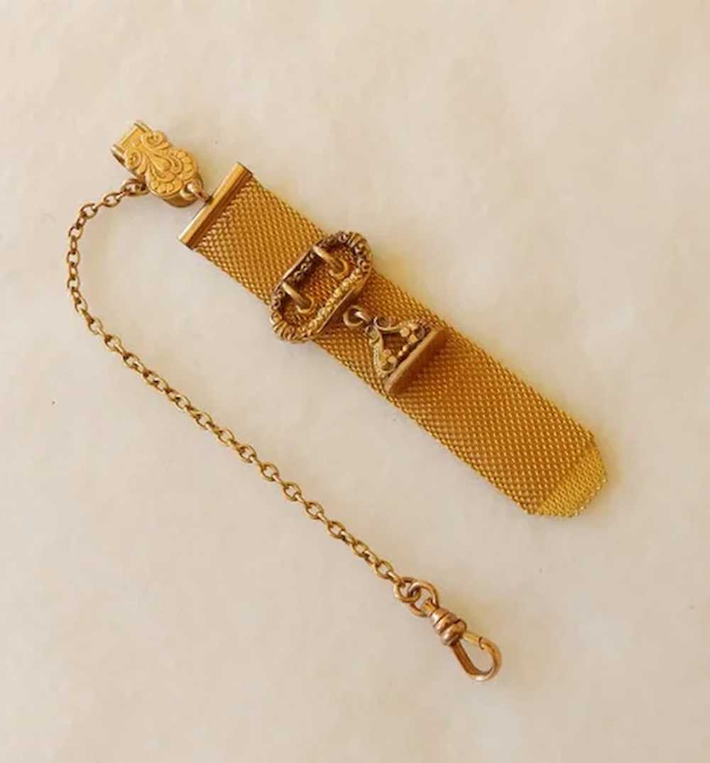 Victorian G. F. Watch Fob & Chain - image 2