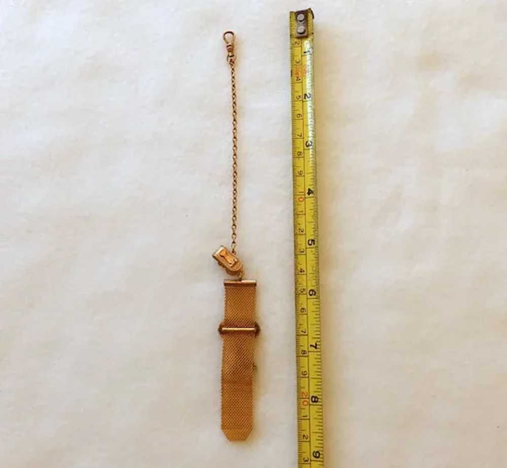 Victorian G. F. Watch Fob & Chain - image 3