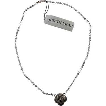 Vintage Judith Jack Sterling & Marcasite Necklace