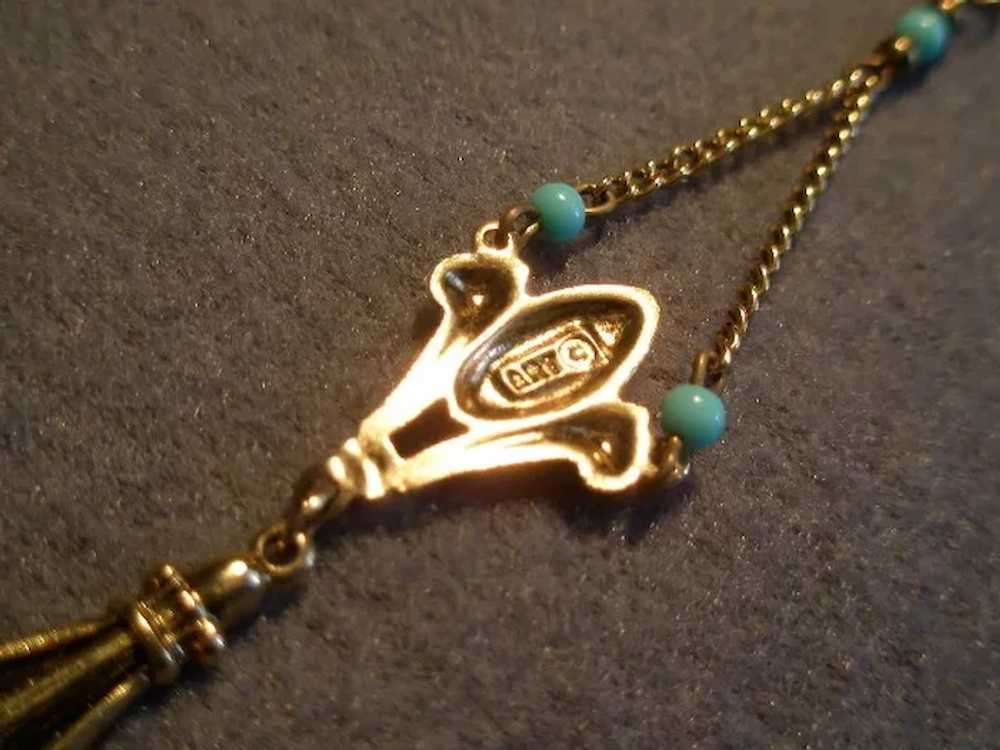 "Art" or 'Mode-Art" Victorian-Style Gold-Tone & F… - image 6
