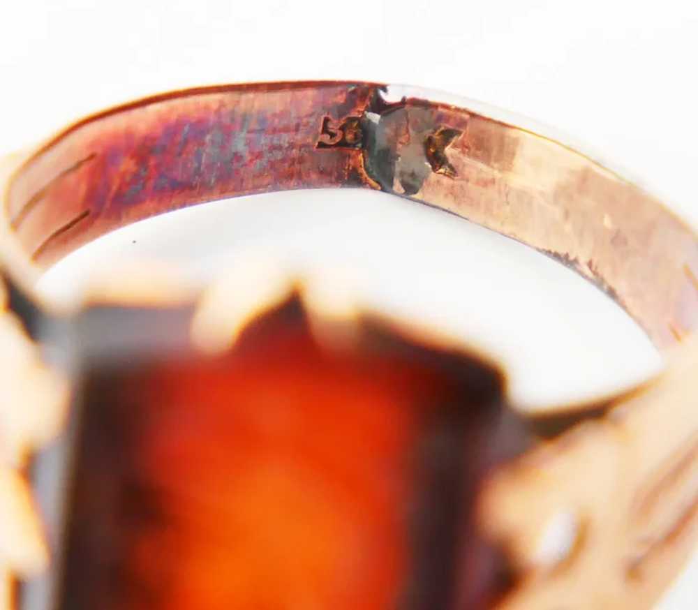 Antique Imperial Russian Minerva Ring Intaglio Re… - image 12