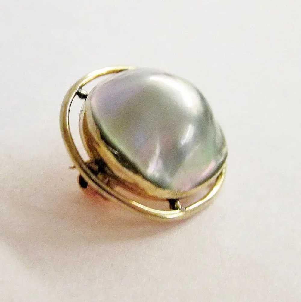 Vintage Blister Pearl Pin - image 3