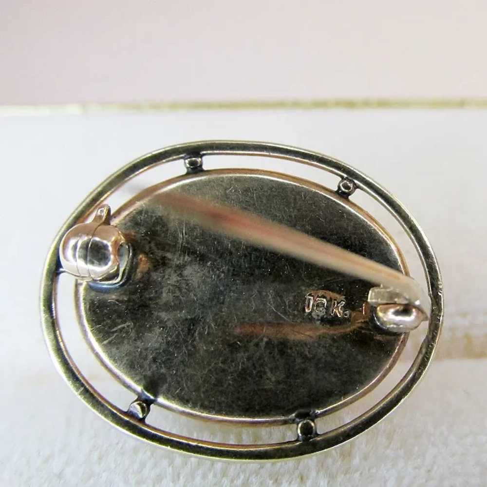 Vintage Blister Pearl Pin - image 4