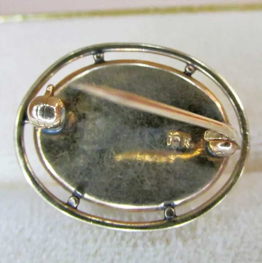 Vintage Blister Pearl Pin - image 5