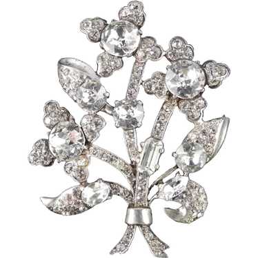 EISENBERG ORIGINAL Brooch, Sparkly Big Rhinestones, Original and