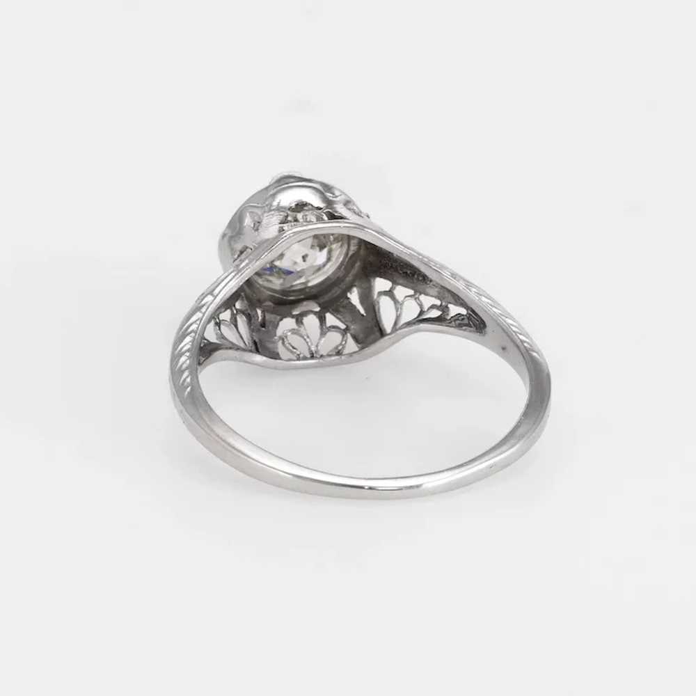 Antique Deco 1ct Diamond Engagement Ring 14 Karat… - image 5
