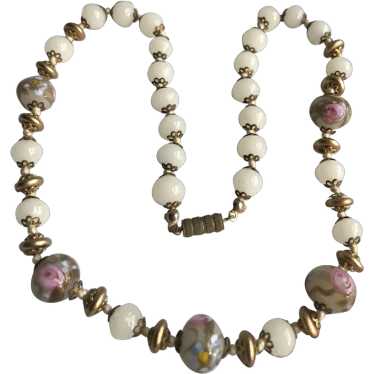 Art Deco vintage Murano Glass Necklace - image 1