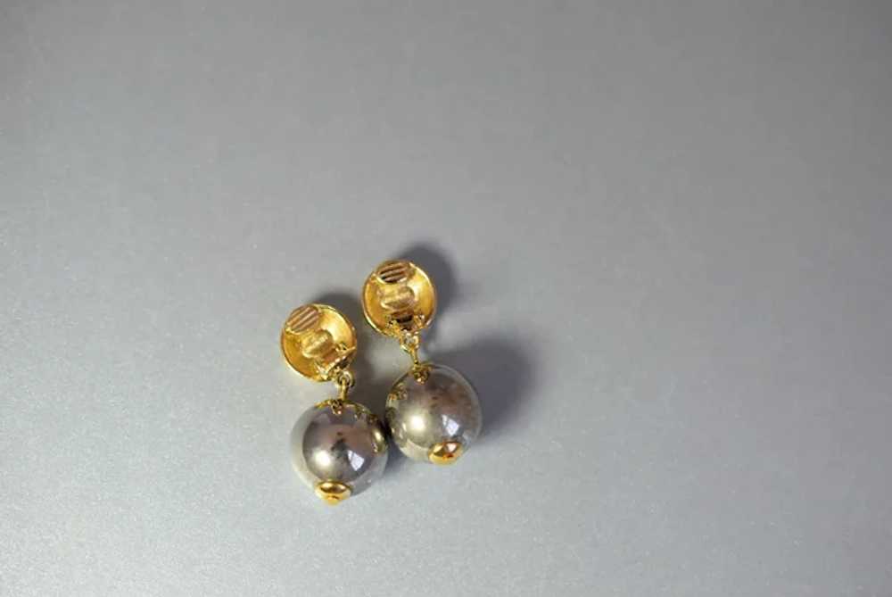 Vintage Givenchy, Dangling, Drop, Pair Of Earring… - image 4
