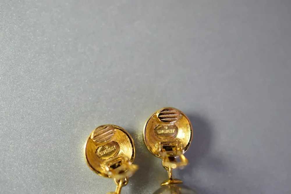 Vintage Givenchy, Dangling, Drop, Pair Of Earring… - image 5