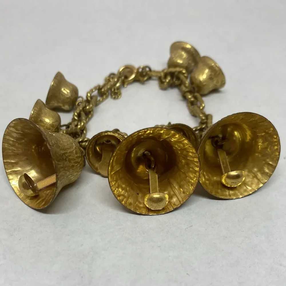 Miriam Haskell Jingle Bell bracelet and pin - image 5