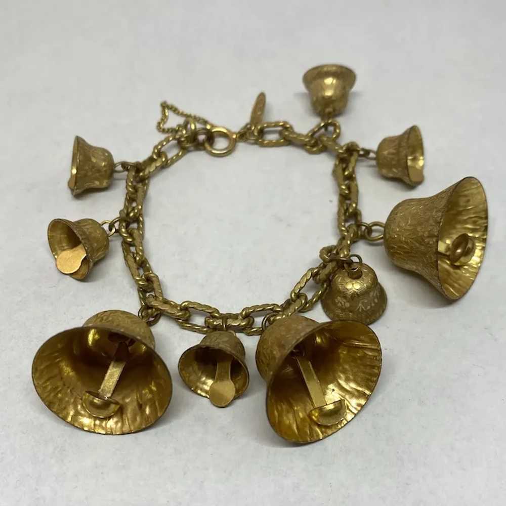 Miriam Haskell Jingle Bell bracelet and pin - image 6