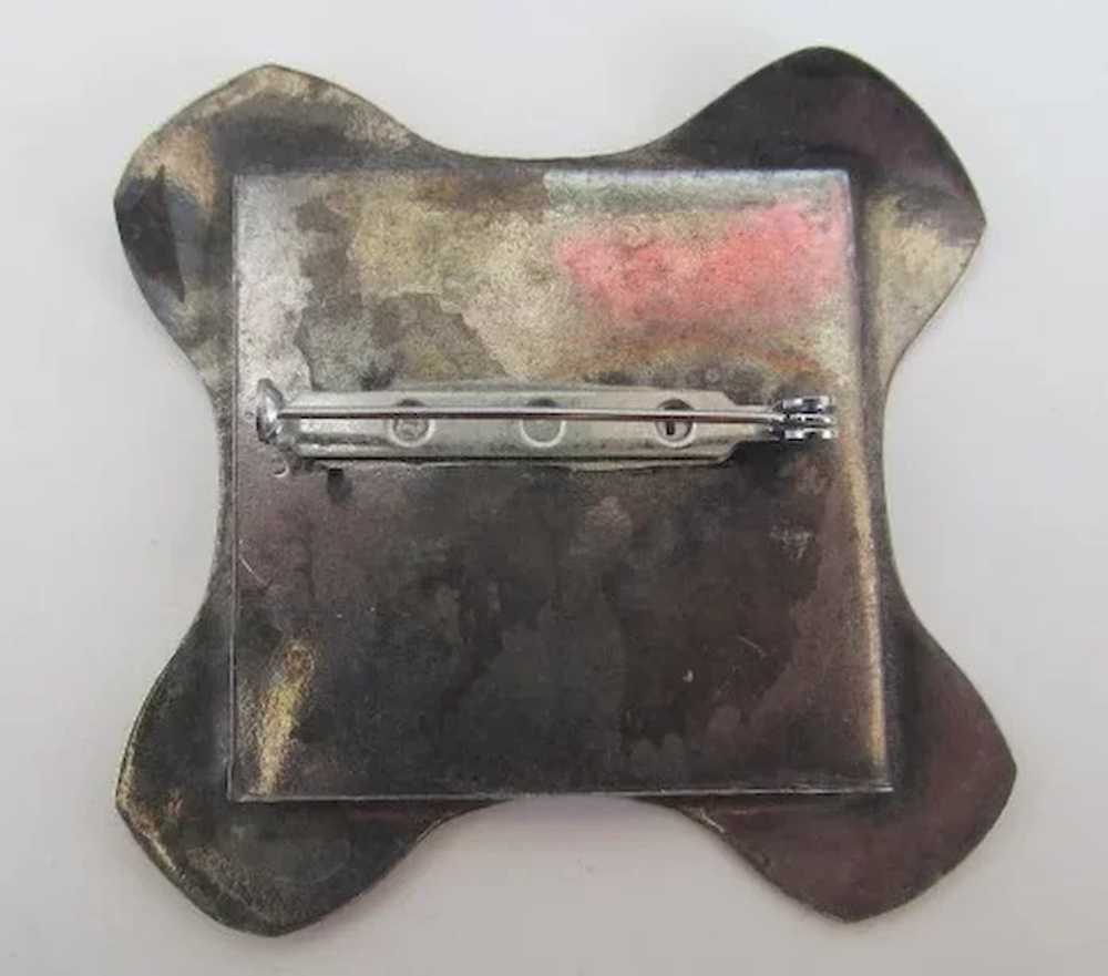 VINTAGE Hand-Made Silver Brooch Special! - image 4