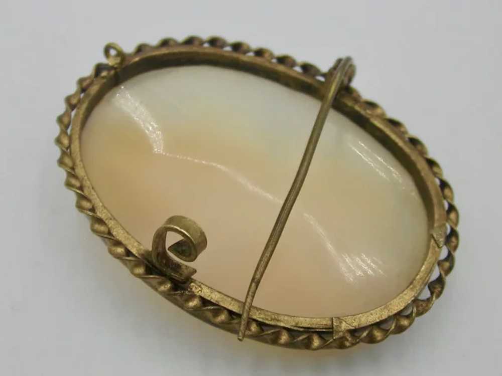 Delightful Antique Oval Cameo Brooch/Pendant Mid-… - image 5